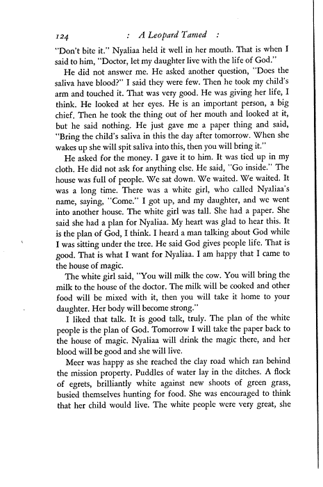 A Leopard Tamed, p. 140