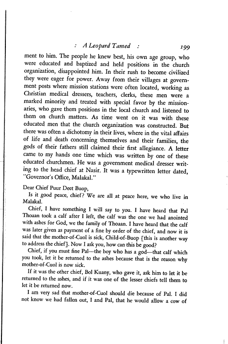 A Leopard Tamed, p. 215